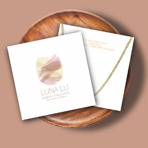 Carte d'affichage Abstraite minimaliste pour bijou