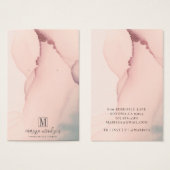 Carte d'affichage Abstraite pour bijoux à oreille  (Devant & derrière)