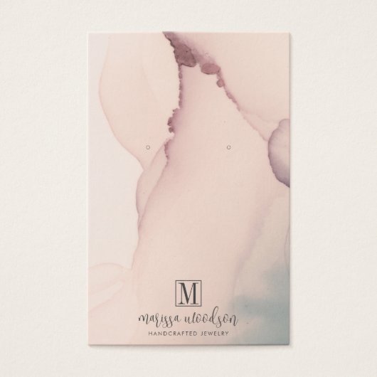 Carte d'affichage Abstraite pour bijoux à oreille  (Devant)