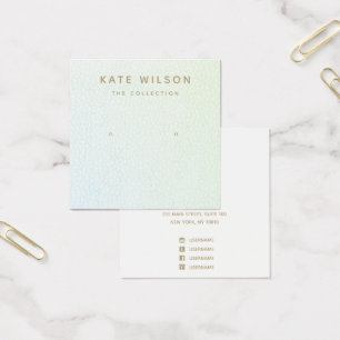 Carte d'affichage Aqua Blue Ombre Stud