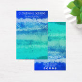 Carte d'affichage Aqua Blue oreille collier bijoux (Bureau)