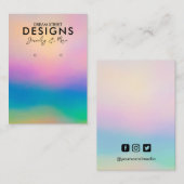 Carte d'affichage Arc-en-ciel (Devant / Derrière)