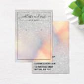 Carte d'affichage Argent Parties scintillant Iride (Bureau)
