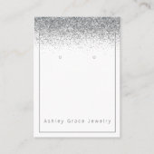 Carte d'affichage Argent Parties scintillant Spark (Devant)