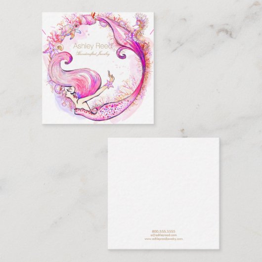 Carte d'affichage bijoux - Collier (Devant / Derrière)