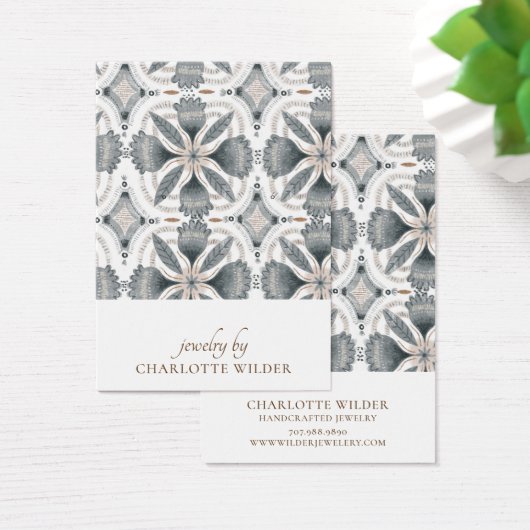 Carte d'affichage Boho Abstrait Shapes Earring (Bureau)