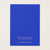 Carte d'affichage Boho Blue Butterfly (Dos)