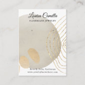 Carte d'affichage Boho Chic Abstrait Boucles (Devant)