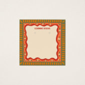 Carte d'affichage Boho Frame d'oreille collier bij (Devant)