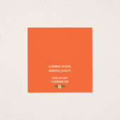 Carte d'affichage Boho Frame d'oreille collier bij (Dos)