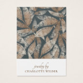 Carte d'affichage Boho Leaf Motif (Devant)