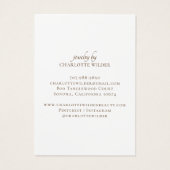 Carte d'affichage Boho Terracotta Sable Abstrait (Dos)