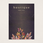 Carte d'affichage Boho Wood Collier (Devant)