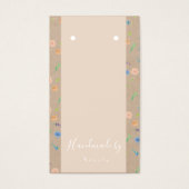 Carte d'affichage botanique des fleurs sauvages d' (Devant)