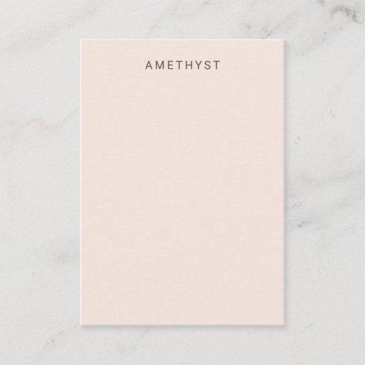 Carte d'affichage Bracelet rose (Devant)