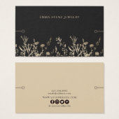 Carte d'affichage bracelet ・ Russe Fleur sauvage G (Devant & derrière)