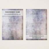 Carte d'affichage Brown à oreille pourpre rayé (Devant & derrière)