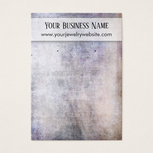 Carte d'affichage Brown à oreille pourpre rayé (Devant)