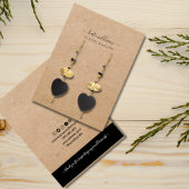 Carte d'affichage Calligraphie Kraft