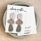 Carte d'affichage Calligraphie noir blanc