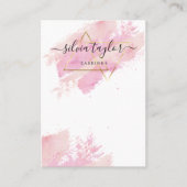 Carte d'affichage Calligraphy Earring Collier (Devant)