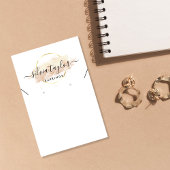 Carte d'affichage Calligraphy Earring Collier