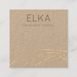 Carte d'affichage Carré à oreille pour points d'or