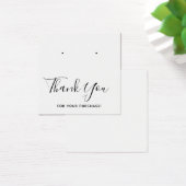 Carte d'affichage carré Merci (Bureau)