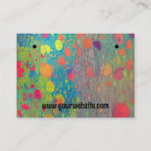 Carte d'affichage Cercles colorés Abstraits (Devant)