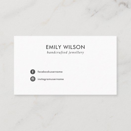 CARTE D'AFFICHAGE CHIC BLANC GRAY TERRAZZO (Dos)