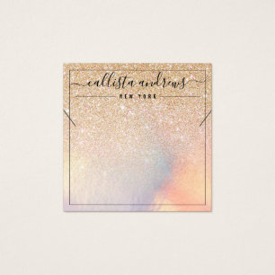 Carte d'affichage Chic Gold Parties scintillant Ir