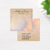 Carte d'affichage Chic Gold Parties scintillant Ir (Bureau)
