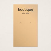 Carte d'affichage Chic Rose Gold Modern Long oreil (Devant)