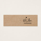 Carte d'affichage Coeur Script à oreille bijoux kr (Devant)