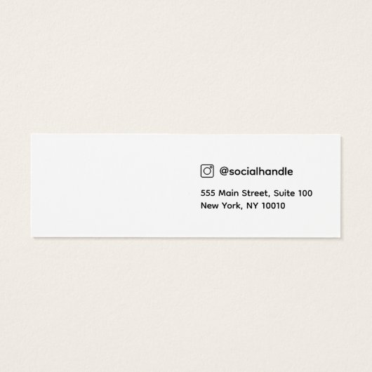 Carte d'affichage Coeur Script Stud oreille bijoux (Dos)