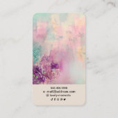 Carte d'affichage colorée pour les bijoux Abstrait (Dos)