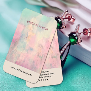 Carte d'affichage colorée pour les bijoux Abstrait