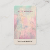 Carte d'affichage colorée pour les bijoux Abstrait (Devant)