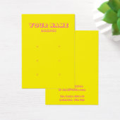 Carte d'affichage colorée pour oreille au néon bri (Bureau)