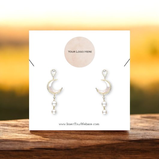 Carte d'affichage Combo de votre logo pour l'oreil