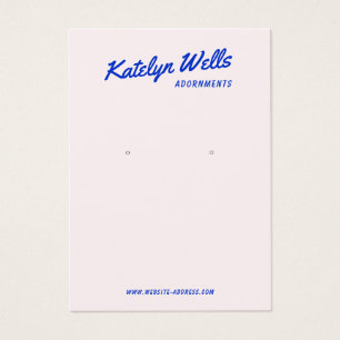 Carte d'affichage cool Retro Script