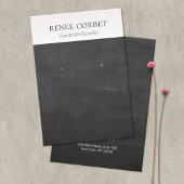 Carte d'affichage cool Vintage noir rustique