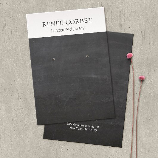 Carte d'affichage cool Vintage noir rustique