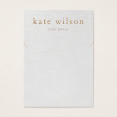 Carte d'affichage couleur gris simple (image) (Devant)