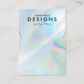 Carte d'affichage couleur holographique tendance c (Devant)