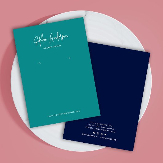 Carte d'affichage couleur personnalisée de script 