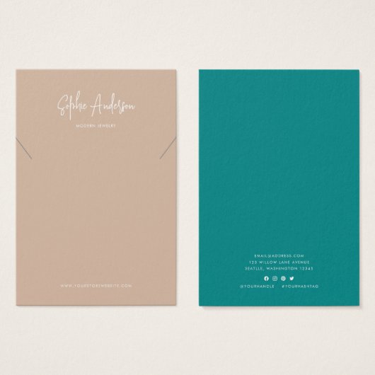 Carte d'affichage couleur personnalisée Script mod (Devant & derrière)