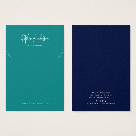 Carte d'affichage couleur personnalisée Script mod (Devant & derrière)