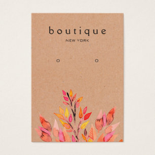 Carte d'affichage couleur terroir Kraft