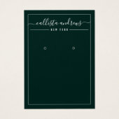 Carte d'affichage Cursive de la Forêt-Noire simple (Devant)